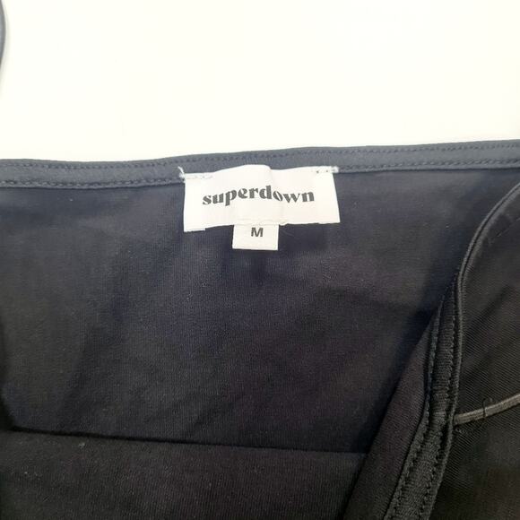 Superdown Cia Mini Dress in Black Medium - Picture 5 of 12